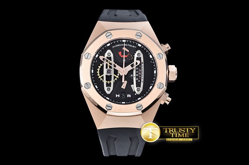 오데마피게 Royal Oak Concept RG/RU Blk/SS VK Quartz -AP0394A
