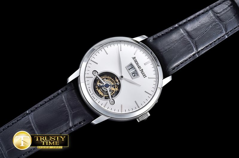 오데마피게 AP Jules Tourbillon Grande Date SS/LE WhtTourbillon -AP0399A