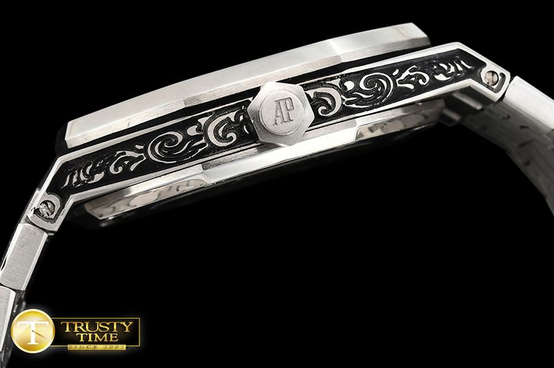 오데마피게 Royal Oak Ref.15400 Custom SS/SS Grey Jap 821A Mod -AP0493C