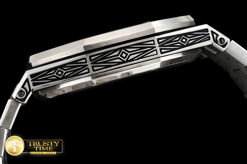 오데마피게 Royal Oak Ref.15400 Custom V2 SS/SS White Jap 821A Mod -AP0494A