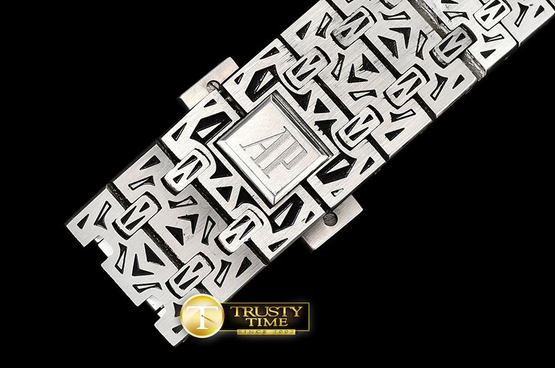 오데마피게 Royal Oak Ref.15400 Custom V2 SS/SS White Jap 821A Mod -AP0494A