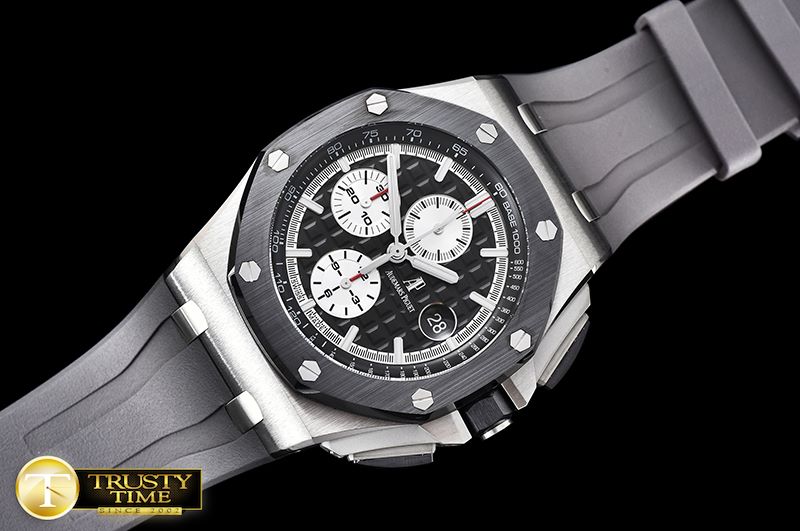 오데마피게 RO Offshore Novelty 2017 Cer TI/RU Blk/Wht JF A7750 Mod -AP0495