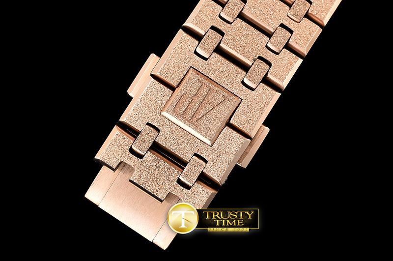 오데마피게 Royal Oak 15400 Frosted RG/RG Grey Asia 21J Mod 3120 -AP0508B