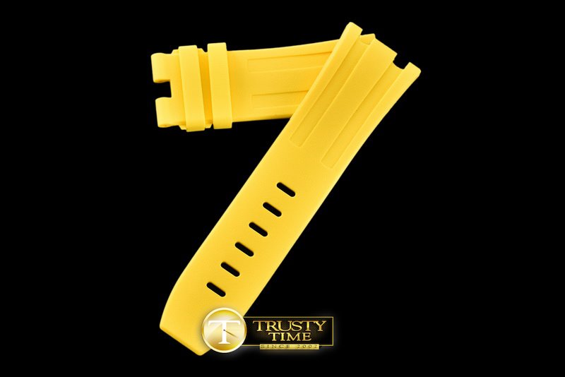 오데마피게 Yellow Rubber Strap for AP Diver -APACC014B