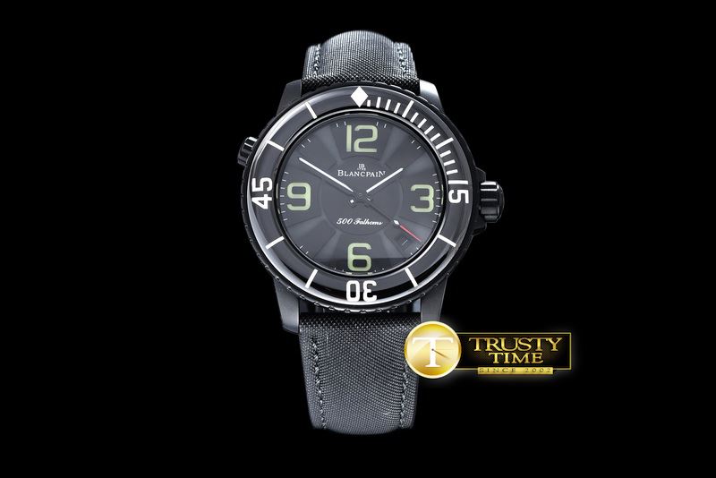 블랑팡 500 Fathoms PVD/LE Black Dial Num MY9015 -BLP024F