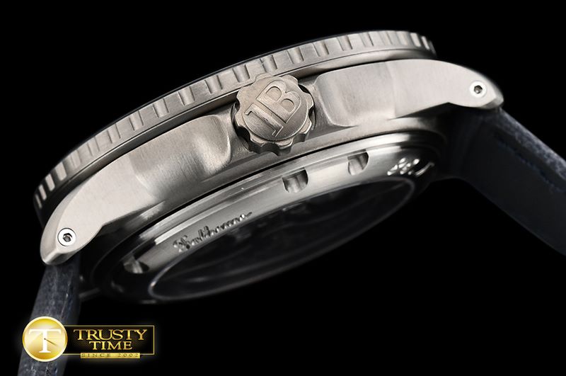 블랑팡 Fifty Fathoms Blue Titanium TI/NY Blue ZF A2836 -BLP040