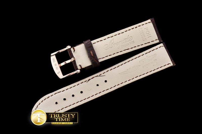 브레게 Classique SS Moonphase YG/LE White Miyota 9015 -BRE063A