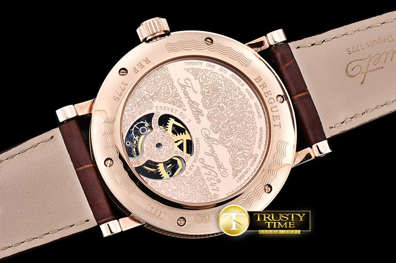 브레게 Breguet Jubilee Ref. 3220 RG/LE Wht Flying Tourbillon -BRE064A