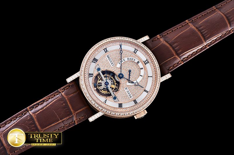 브레게 Jubilee Ref.3006 RG/LE Diamonds Asia Tourbillon -BRE065A