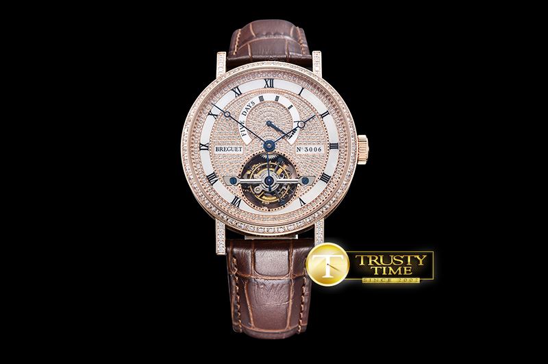 브레게 Jubilee Ref.3006 RG/LE Diamonds Asia Tourbillon -BRE065A