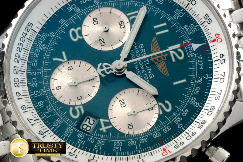 브라이틀링 Navitimer SS/SS Blue Num 7750 -BSW0279A