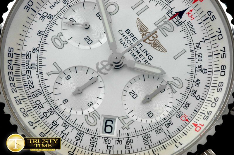 브라이틀링 Navitimer SS/LE Wht Num 7750 -BSW0281A