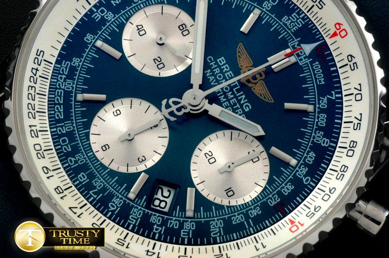 브라이틀링 Navitimer SS/LE Blue Sticks 7750 -BSW0281D