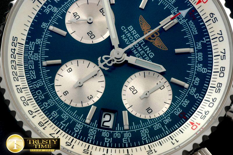 브라이틀링 Navitimer SS/LE Blue Sticks 7750 -BSW0281D