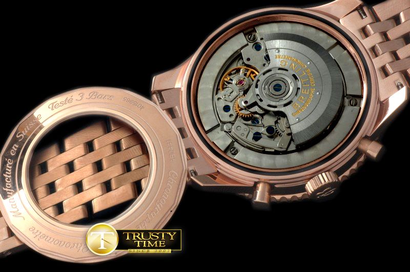 브라이틀링 Navitimer GMT RG/RG White A7750 -BSW0284A