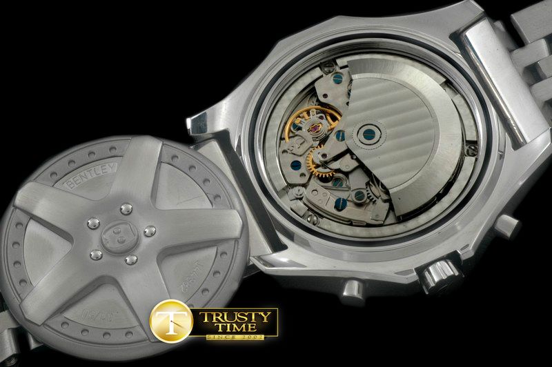 브라이틀링 Bentley 6.75 Big Date SS/SS White A7750 -BSW0291A