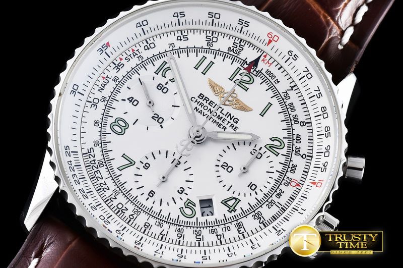 브라이틀링 Navitimer SS/LE White Num A7750 -BSW0311A