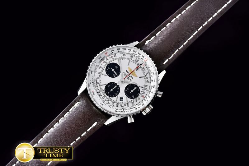 브라이틀링 Navitimer SS/LE White Stk A7750 -BSW0315B