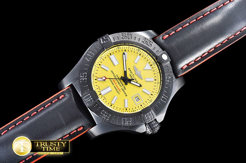 브라이틀링 Avenger Seawolf 45mm DLC/LE Black ANF Asia 2836 -BSW0330A