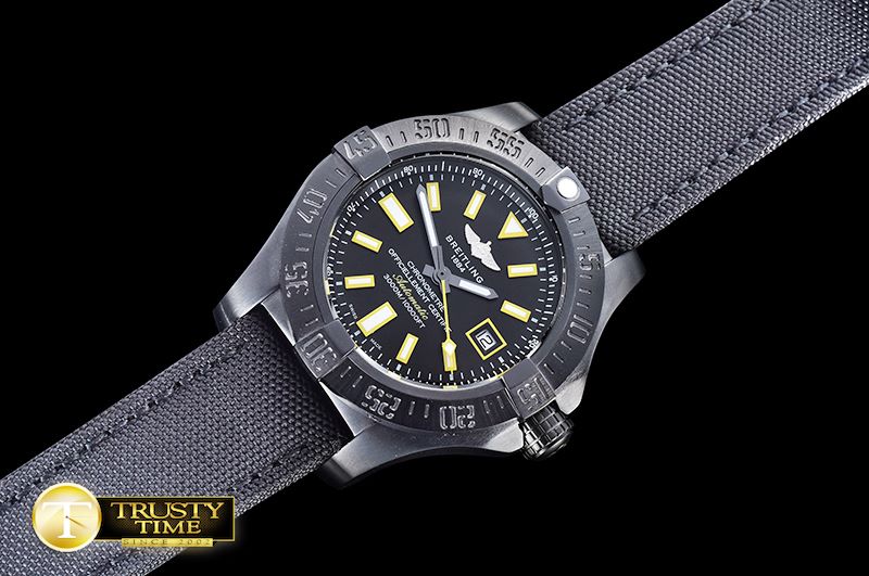 브라이틀링 Avenger Seawolf 45mm DLC/LE Yellow ANF Asia 2836 -BSW0330B