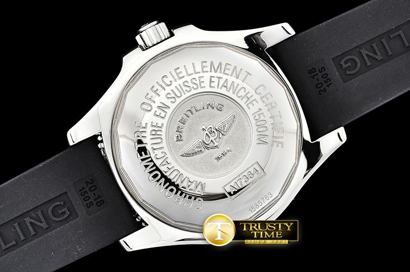 브라이틀링 SuperOcean II 42mm SS/RU Black/Black ZF Asia 2836 -BSW0359A