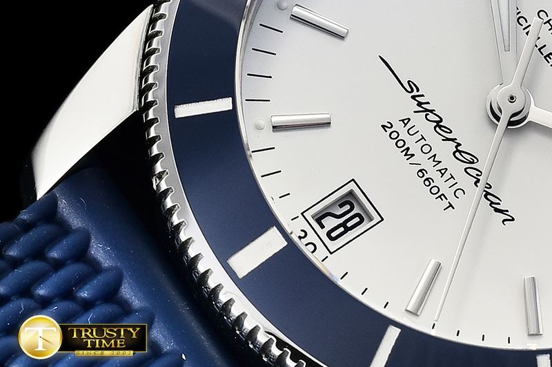 브라이틀링 Superocean Heritage II 42mm SS/RU White GF MY9015 Mod -BSW0365A