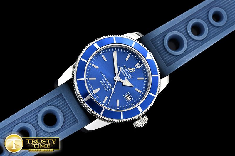 브라이틀링 Superocean II 42mm SS/RU Blue JHF Asia 2836 -BSW0369B