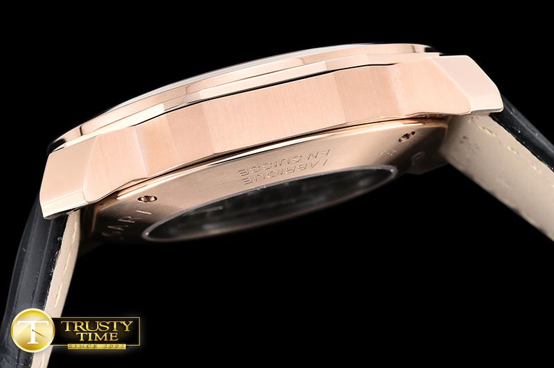 불가리 Octo Solotempo Automatic RG/LE Black Asia 23J Mod -BVG0068A