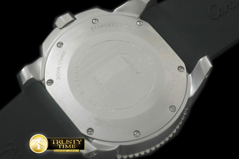 까르띠에 Calibre de Cartier Diver SS/RU White A2813 -CAR0326C