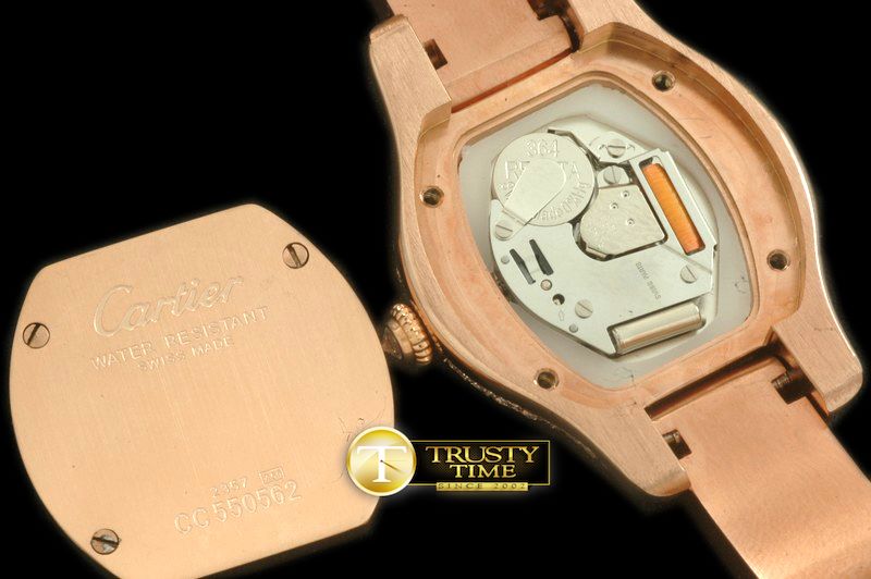 까르띠에 Tortue De Cartier RG/RG White Swiss Quartz -CAR0336B
