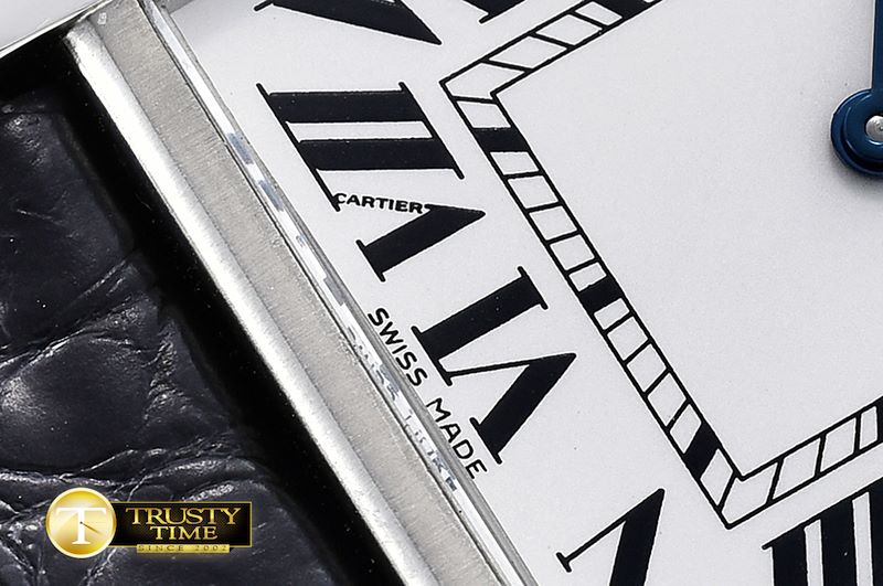 까르띠에 Cartier Tank Solo MIdsize SS/LE Wht Swiss Qtz -CAR0358B
