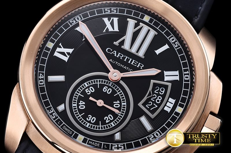 까르띠에 Cartier De Calibre RG/LE Black JF Miyota 8205 -CAR0361A