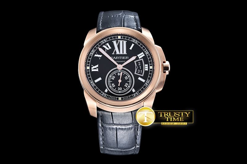 까르띠에 Cartier De Calibre RG/LE Black JF Miyota 8205 -CAR0361A