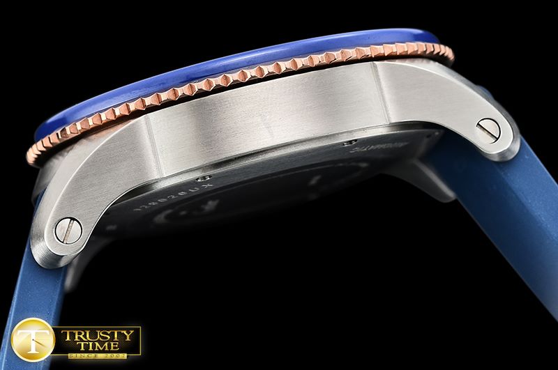 까르띠에 Calibre de Cartier SS/RG/RU Blue JJF 1:1 Asia 23J Mod -CAR0392B