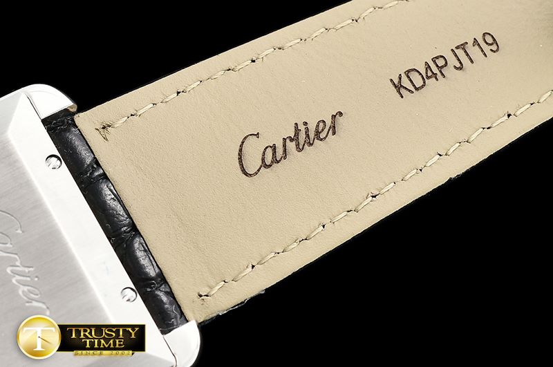 까르띠에 Cartier Tank Solo SS/LE White ZF Miyota 9015 Mod -CAR0394A