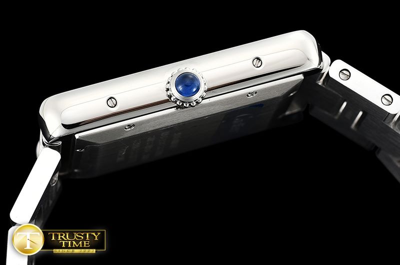 까르띠에 Cartier Tank Solo SS/SS White ZF Miyota 9015 Mod -CAR0394B