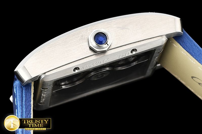 까르띠에 Cartier Tank MC 1904 SS/LE (Blue) White Asia 23J -CAR0417A