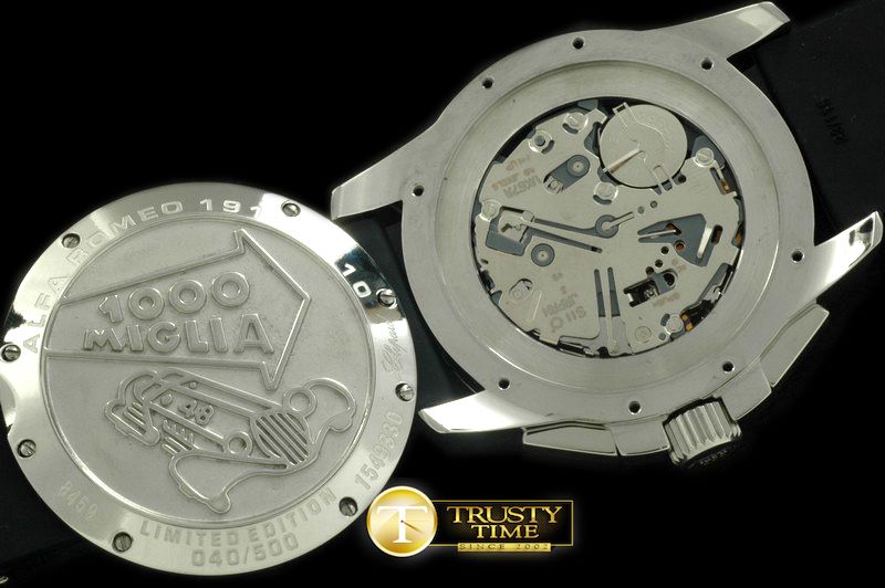 쇼파드 Mile Miglia 2014 SS/RU Black/Ylw Jap OS20 Qtz -CH127C