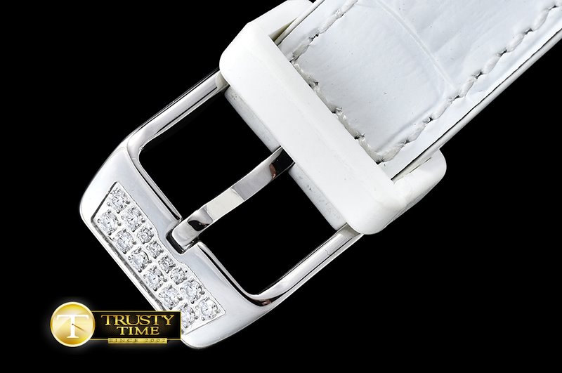 프랭크뮬러 FM Ladies Vanguard Diams SS/LE White Swiss Quartz -FM0128C