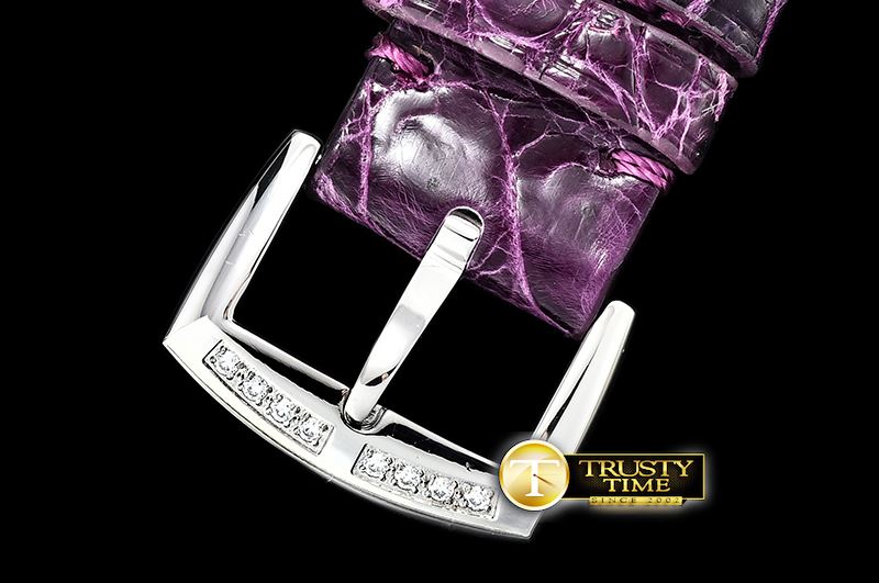 프랭크뮬러 Long Island Peony DIAM/SS/LE (Purp) Purp MOP Swiss Qtz -FM157B