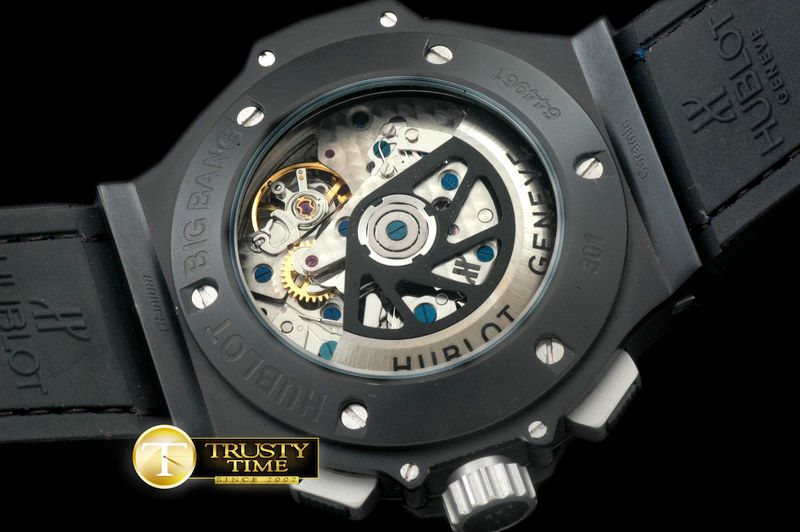 위블로 Aero Bang PVD/RU Blue Skeleton A7750 -HUB0301A