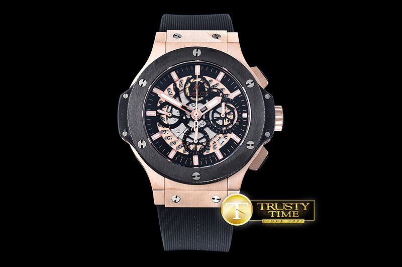 위블로 Aero Big Bang RG/CER/RU Skeletonal A7750 Mod -HUB0341