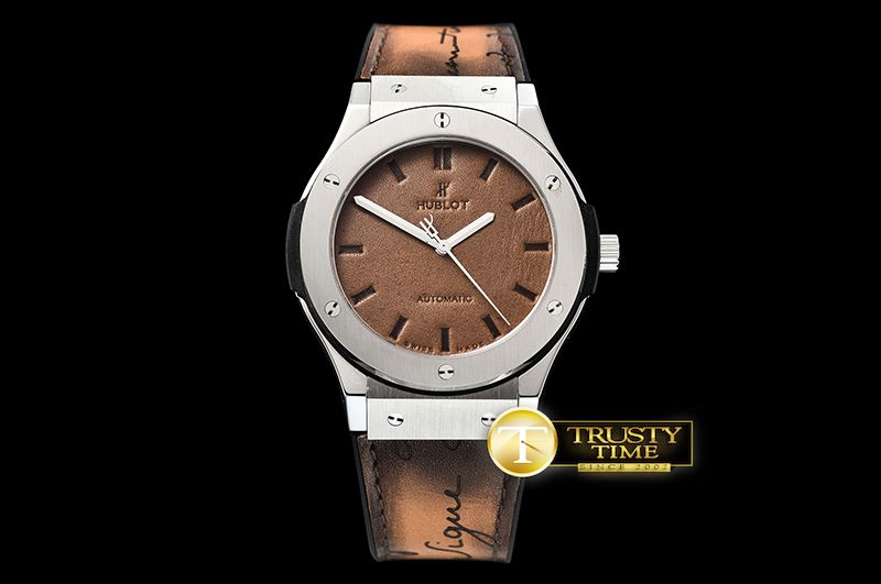 위블로 Classic Fusion Berluti Scritto SS/LE Brown V2 A2892 -HUB0387