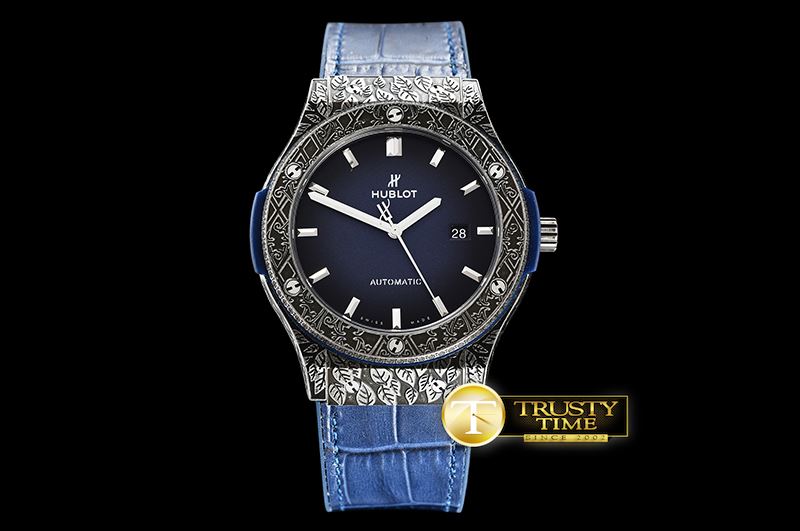 위블로 Classic Fusion Fuente 20th Annv SS/LE SRF Blue A2892 -HUB0390C