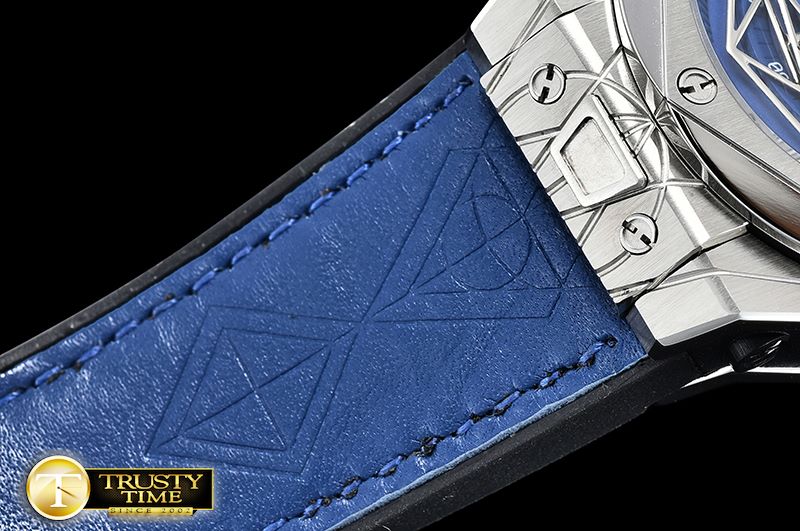 위블로 Big Bang Sang Bleu Ltd Ed SS/LE Blue TMF Miyota 27J -HUB0399