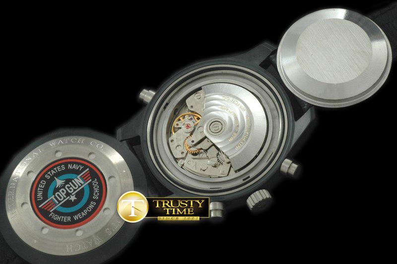 IWC Top Gun 3799 Doppel Chrono Cer/LE/Blk Asia 7750 -IWC0124