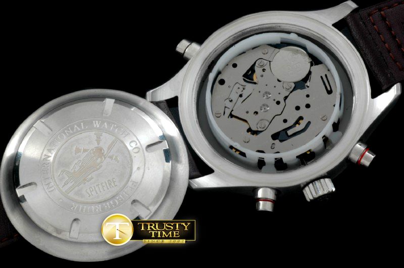 IWC Spitfire Chrono SS/LE White Jap OS20 Qtz -IWC0226A