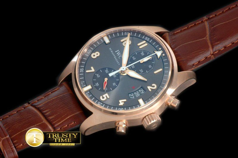 IWC 387803 Spitfire RG/LE Grey 7750 -IWC0270