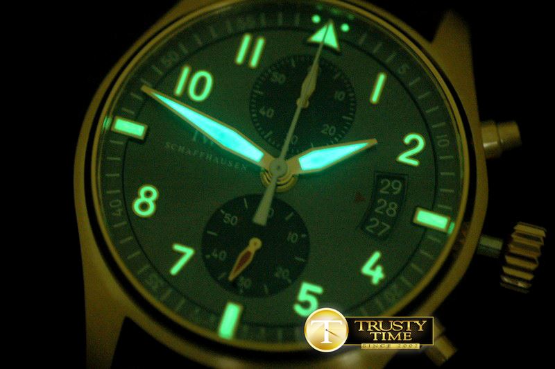 IWC 387803 Spitfire RG/LE Grey 7750 -IWC0270
