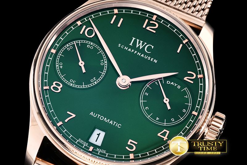 IWC Portugese 5007 RG/ME YLF Green A52010 -IWC0331A